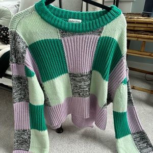 FOR LOVE AND LEMONS COLOR BLOCK SWEATER, bought last year, barely worn